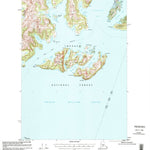 United States Geological Survey Seward D-1, AK (1995, 63360-Scale) digital map