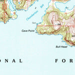 United States Geological Survey Seward D-1, AK (1995, 63360-Scale) digital map