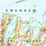 United States Geological Survey Seward D-1, AK (1995, 63360-Scale) digital map