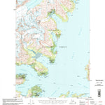 United States Geological Survey Seward D-4, AK (1995, 63360-Scale) digital map