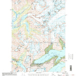 United States Geological Survey Seward D-5, AK (1995, 63360-Scale) digital map