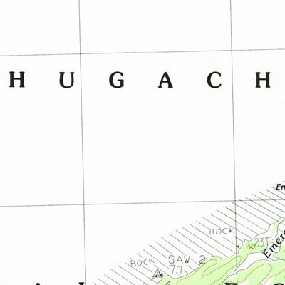 United States Geological Survey Seward D-5 SE, AK (1984, 25000-Scale) digital map