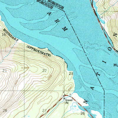 United States Geological Survey Seward D-6, AK (1951, 63360-Scale) digital map