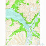 United States Geological Survey Seward D-6, AK (1952, 63360-Scale) digital map