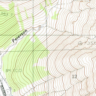 United States Geological Survey Seward D-6 NE, AK (1984, 25000-Scale) digital map