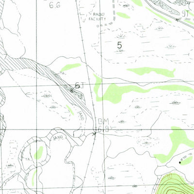 United States Geological Survey Seward D-6 SE, AK (1984, 25000-Scale) digital map