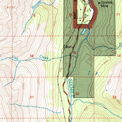 United States Geological Survey Seward D-7, AK (1994, 63360-Scale) digital map
