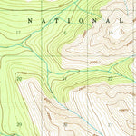United States Geological Survey Seward D-8, AK (1951, 63360-Scale) digital map