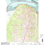 United States Geological Survey Seward D-8, AK (1995, 63360-Scale) digital map
