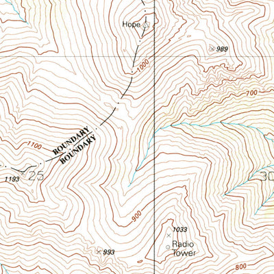 United States Geological Survey Seward D-8 NE, AK (1993, 25000-Scale) digital map