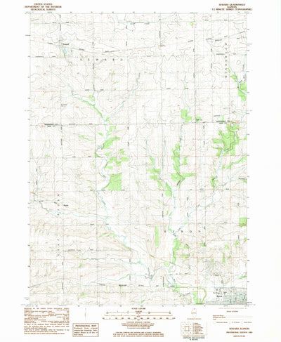 United States Geological Survey Seward, IL (1983, 24000-Scale) digital map