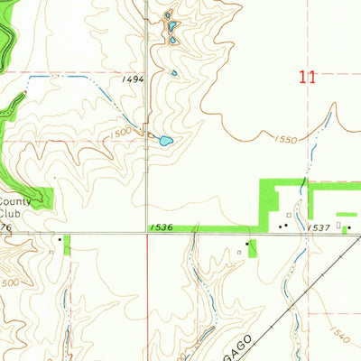 United States Geological Survey Seward, NE (1964, 24000-Scale) digital map