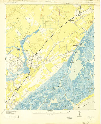 United States Geological Survey Sewee Bay, SC (1943, 24000-Scale) digital map