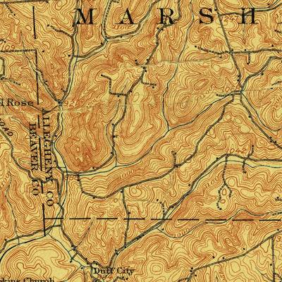 United States Geological Survey Sewickley, PA (1908, 62500-Scale) digital map