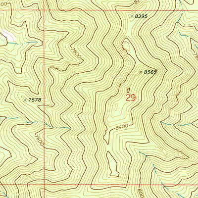United States Geological Survey Sewing Machine Pass, UT (1971, 24000-Scale) digital map