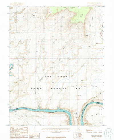 United States Geological Survey Sewing Machine, UT (1987, 24000-Scale) digital map