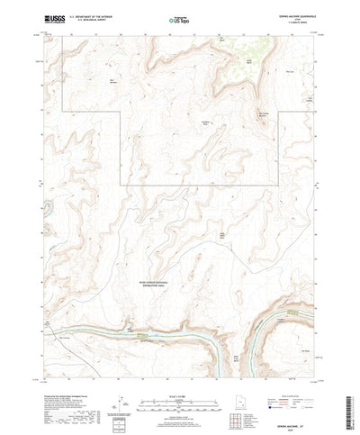 United States Geological Survey Sewing Machine, UT (2020, 24000-Scale) digital map