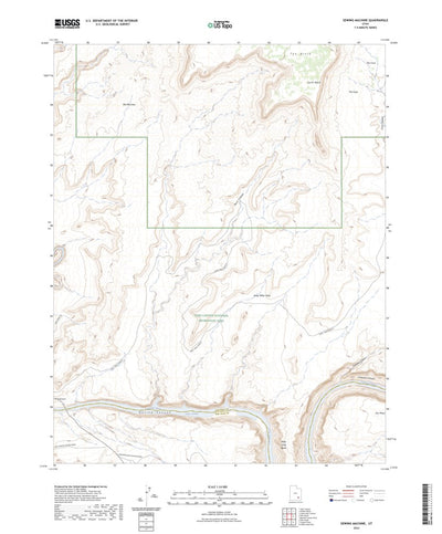 United States Geological Survey Sewing Machine, UT (2023, 24000-Scale) digital map