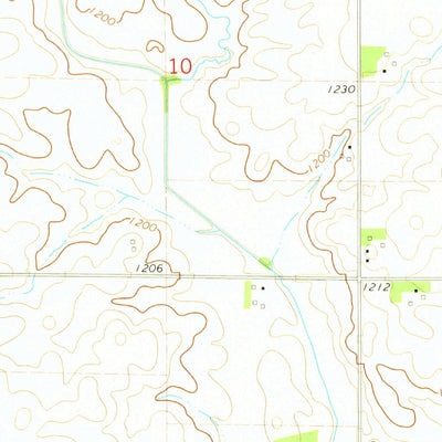 United States Geological Survey Sexton, IA (1972, 24000-Scale) digital map