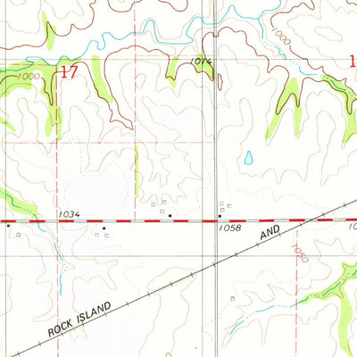 United States Geological Survey Seymour East, IA (1979, 24000-Scale) digital map
