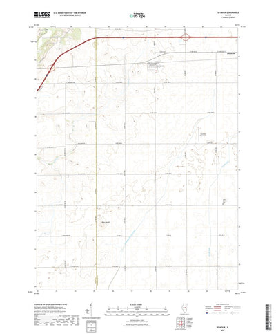 United States Geological Survey Seymour, IL (2021, 24000-Scale) digital map