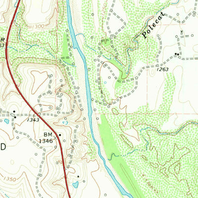 United States Geological Survey Seymour West, TX (1966, 24000-Scale) digital map