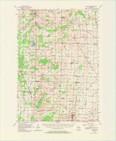 United States Geological Survey Seymour, WI (1955, 62500-Scale) digital map