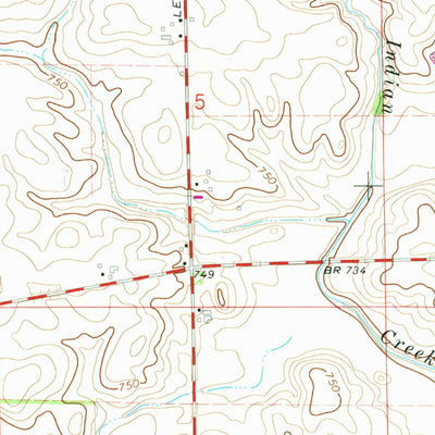United States Geological Survey Shabbona Grove, IL (1971, 24000-Scale) digital map
