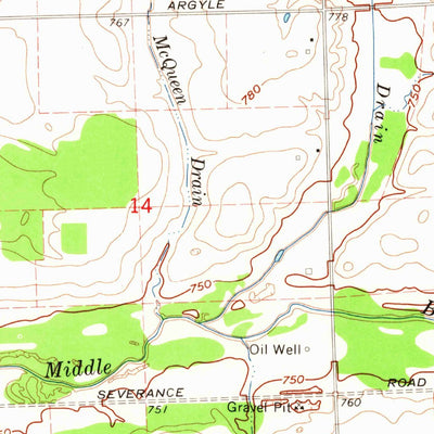 United States Geological Survey Shabbona, MI (1963, 24000-Scale) digital map