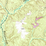 United States Geological Survey Shacklefords, VA (1965, 24000-Scale) digital map
