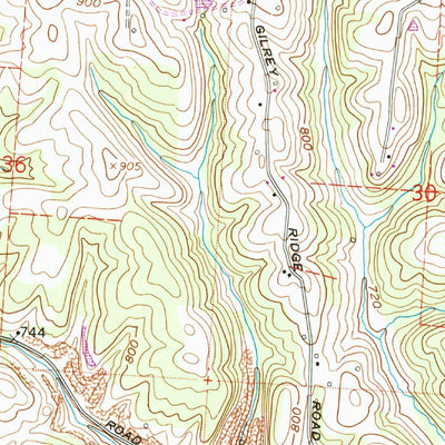 United States Geological Survey Shade, OH (1992, 24000-Scale) digital map