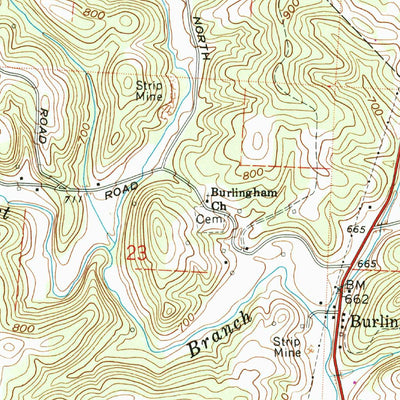 United States Geological Survey Shade, OH (1992, 24000-Scale) digital map