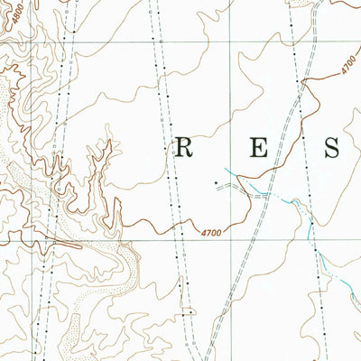United States Geological Survey Shadow Mountain Well, AZ (1982, 24000-Scale) digital map