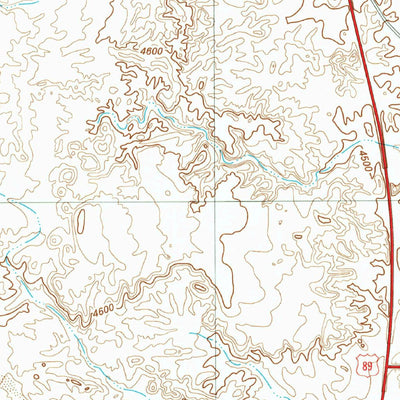 United States Geological Survey Shadow Mountain Well, AZ (1982, 24000-Scale) digital map