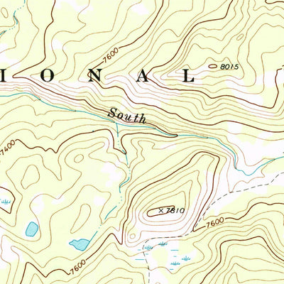 United States Geological Survey Shadow Mountain, WY (1968, 24000-Scale) digital map