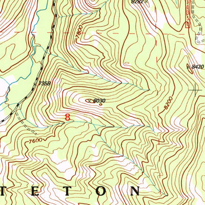 United States Geological Survey Shadow Mountain, WY (1996, 24000-Scale) digital map