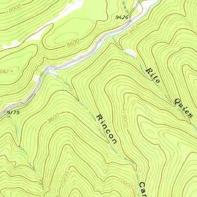 United States Geological Survey Shady Brook, NM (1965, 24000-Scale) digital map