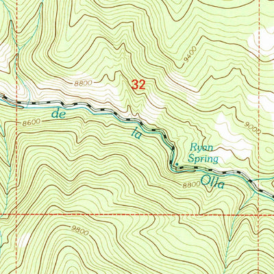 United States Geological Survey Shady Brook, NM (1995, 24000-Scale) digital map