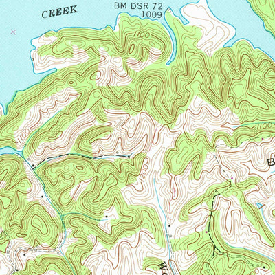 United States Geological Survey Shady Grove, TN (1961, 24000-Scale) digital map
