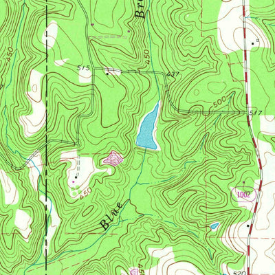 United States Geological Survey Shady Grove, TX (1960, 24000-Scale) digital map