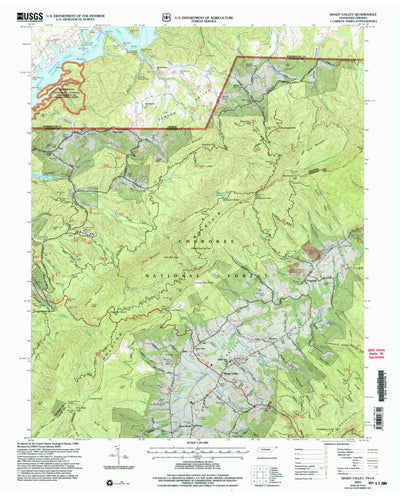 United States Geological Survey Shady Valley, TN-VA (2003, 24000-Scale) digital map