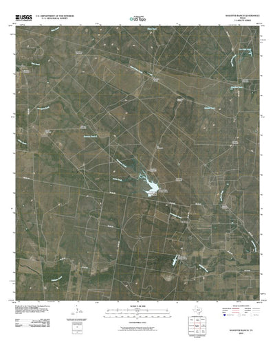 United States Geological Survey Shaeffer Ranch, TX (2010, 24000-Scale) digital map
