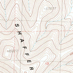 United States Geological Survey Shaffer Mountain, CA (1988, 24000-Scale) digital map