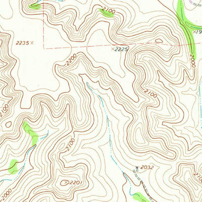 United States Geological Survey Shafter Draw, TX (1967, 24000-Scale) digital map