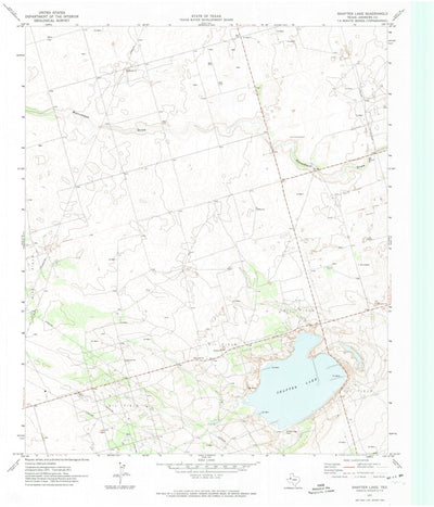 United States Geological Survey Shafter Lake, TX (1971, 24000-Scale) digital map