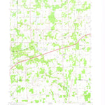 United States Geological Survey Shaftsburg, MI (1972, 24000-Scale) digital map