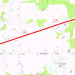 United States Geological Survey Shaftsburg, MI (1972, 24000-Scale) digital map