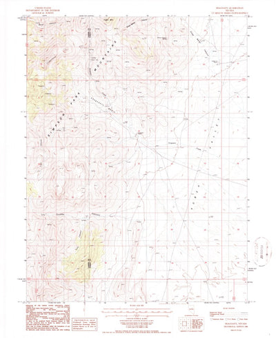 United States Geological Survey Shagnasty, NV (1986, 24000-Scale) digital map
