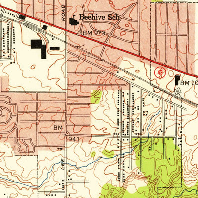 United States Geological Survey Shaker Heights, OH (1953, 24000-Scale) digital map