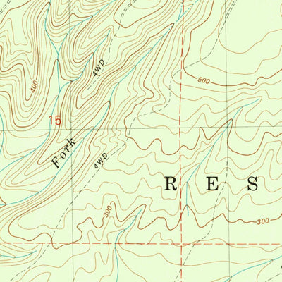 United States Geological Survey Shale Slough, WA (1982, 24000-Scale) digital map